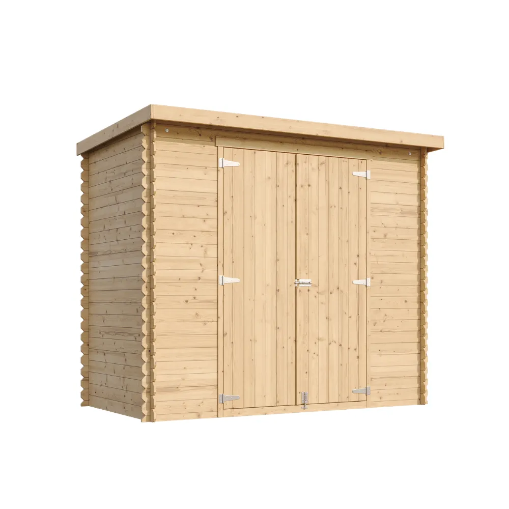 Timbela M310C1 capanno legno 235x130 cm 3 m2 porta bici