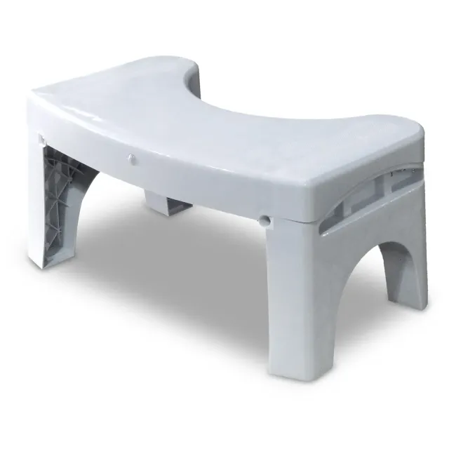 VOUNOT Sgabello WC Fisiologico Pieghevole con Luce Bianco