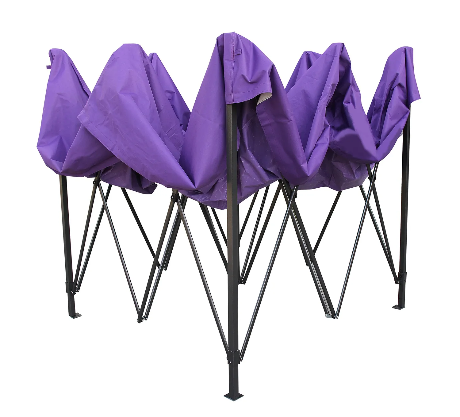 All Seasons Gazebos Robusto 2m x 2m gazebo pieghevole viola impermeabile
