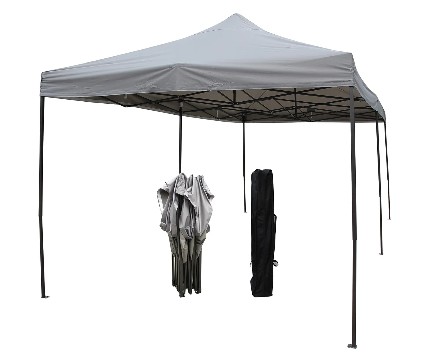 All Seasons Gazebos Robusto 3x6 gazebo pieghevole grigio impermeabile