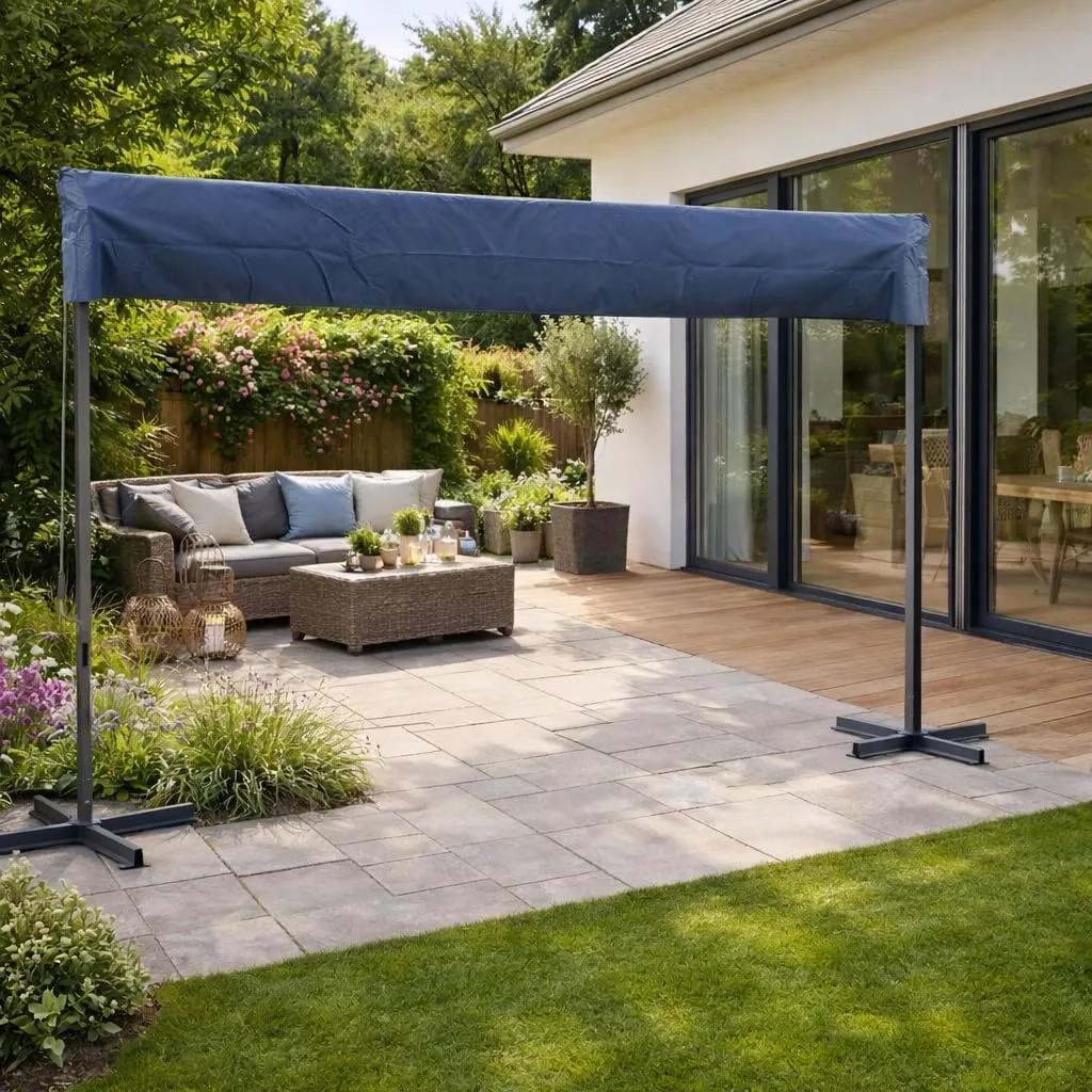 Quick Star London custodia tendalino 4 m grigia con cerniera