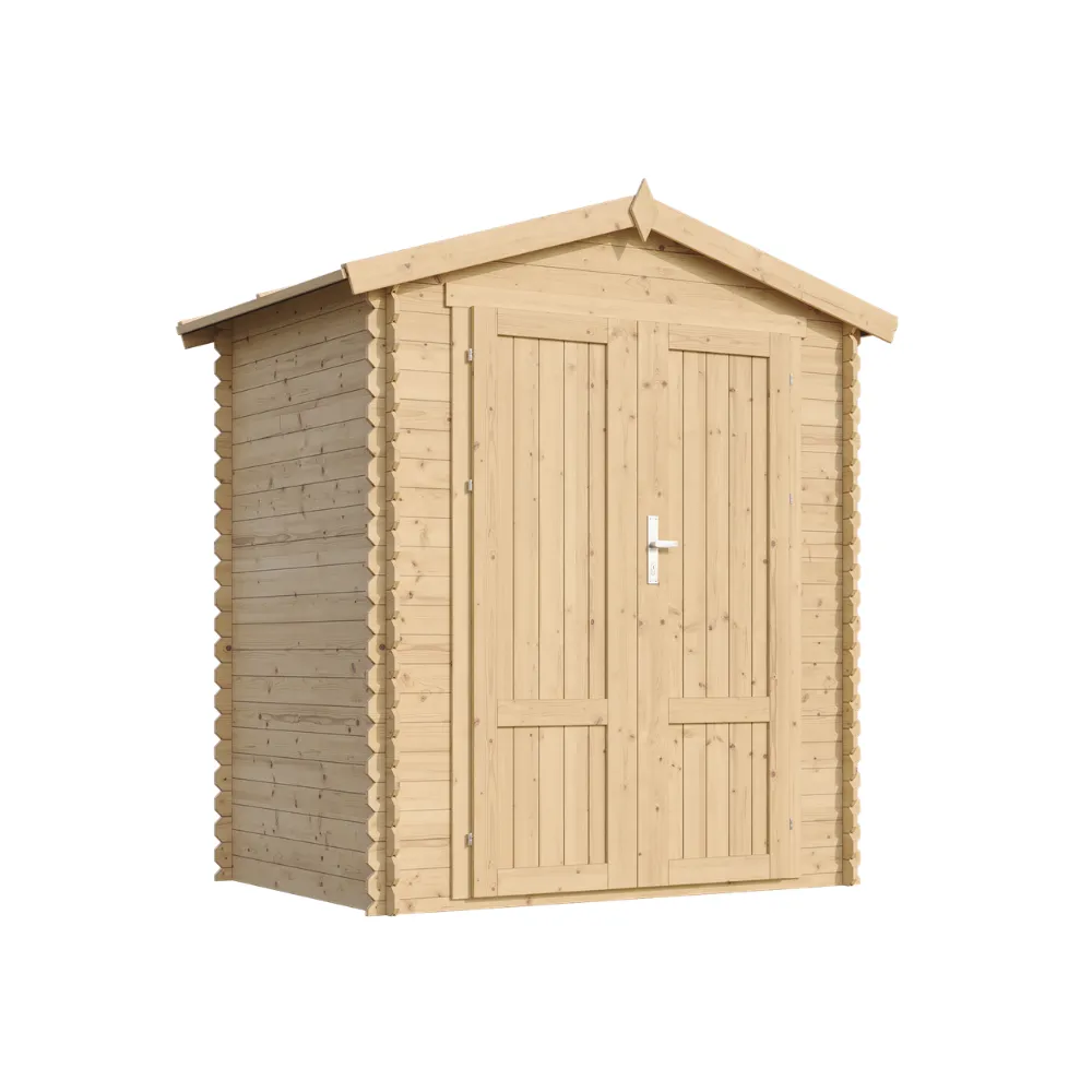 Timbela M367F1 casetta legno 180x130 cm 2 m² con lucchetto