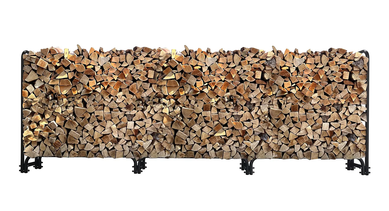 Quick Star scaffale legna metallo 272x25x95 cm con copertura