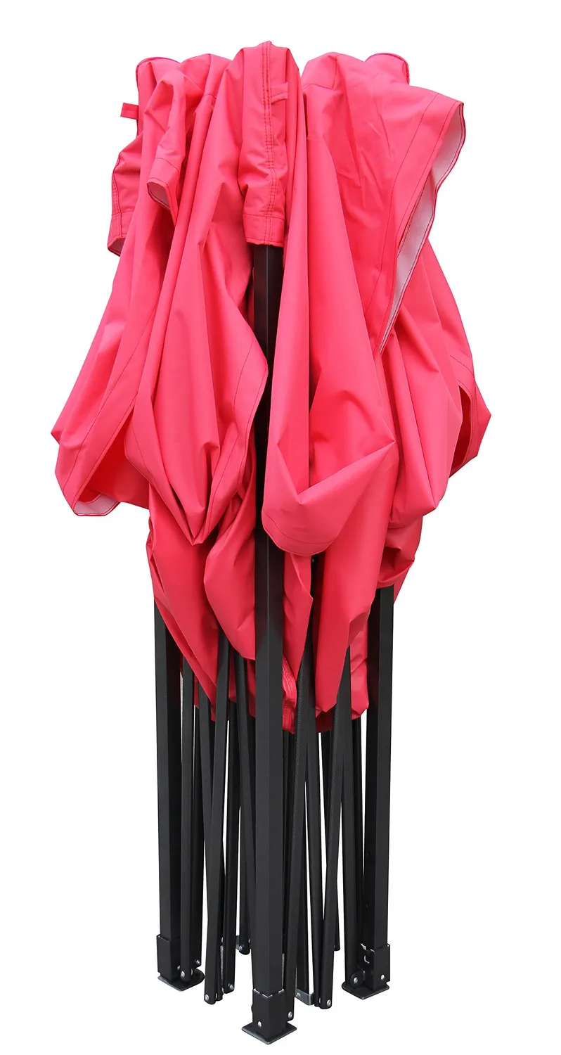 All Seasons Gazebos Robusto 2m x 2m gazebo pieghevole rosa impermeabile