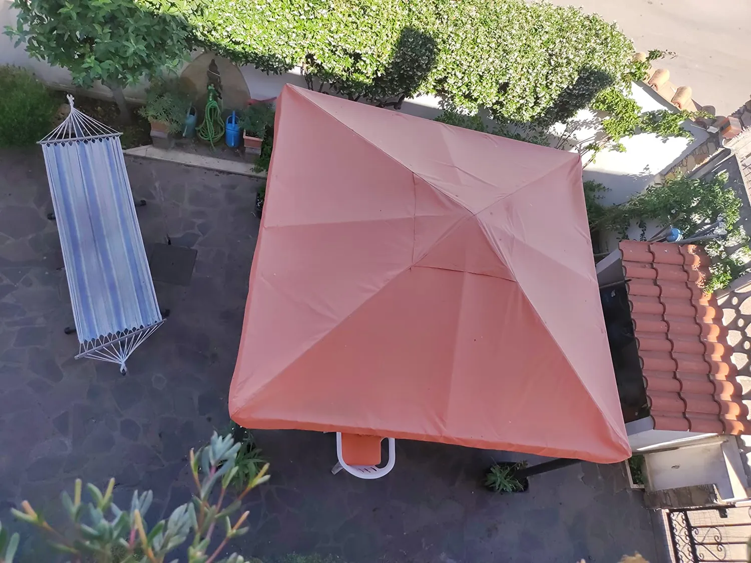 Quick Star telo tetto ricambio gazebo 3x3 m terracotta PVC