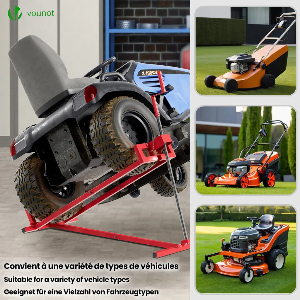 Vounot Sollevatore Trattorino 400kg Rosso Telescopico