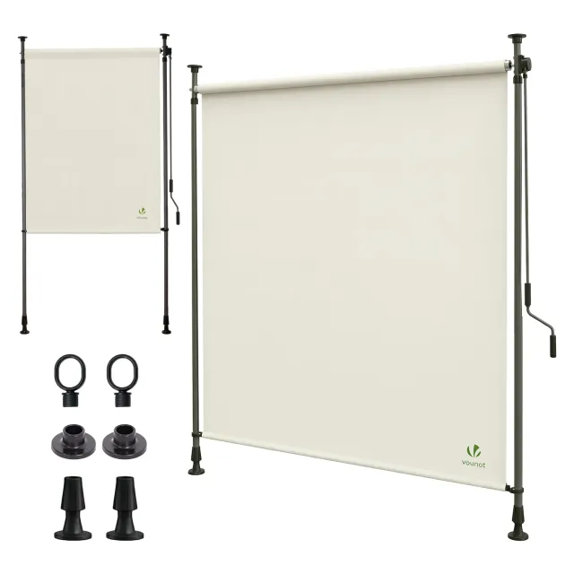 VOUNOT tenda verticale esterno 200x310 beige senza fori