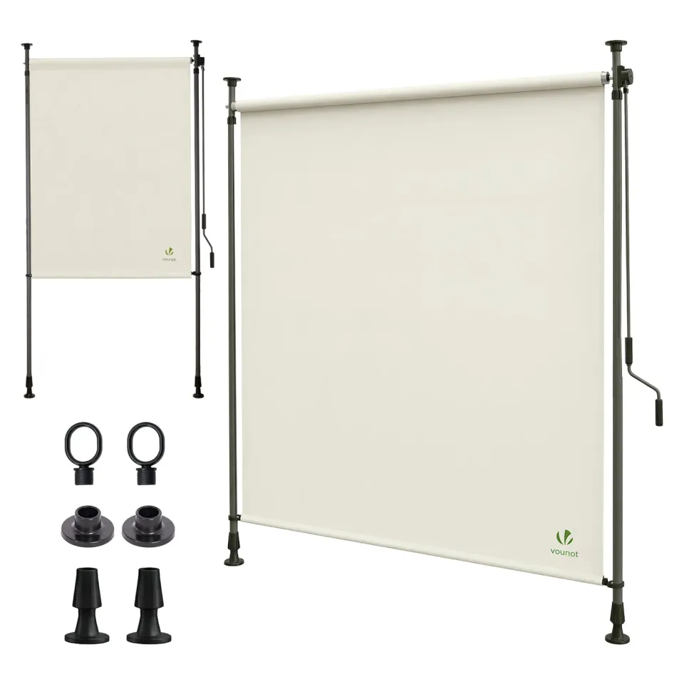 VOUNOT tenda verticale esterno 200x310 beige senza fori