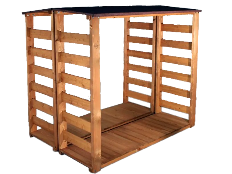 La Pratolina Cubo legnaia esterno legno 10 quintali impregnata