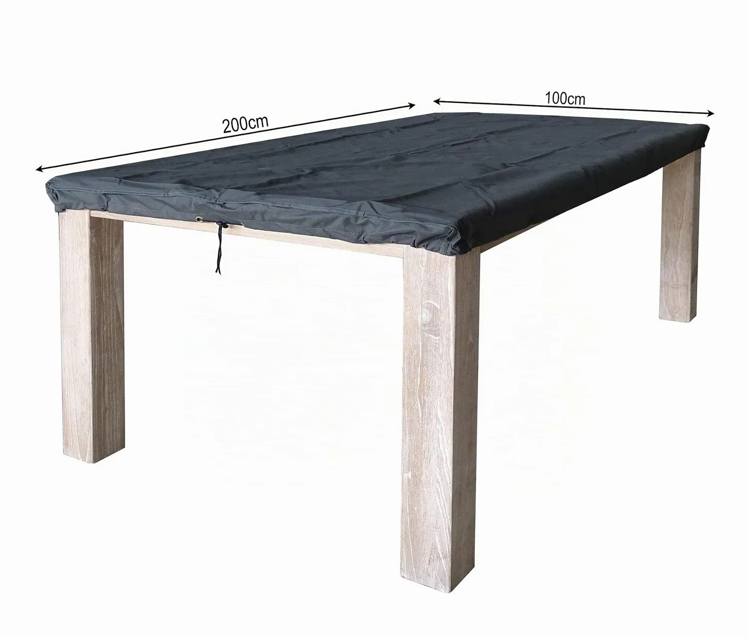 QUICK STAR Copertura Tavolo 200x100 cm Grigia Impermeabile