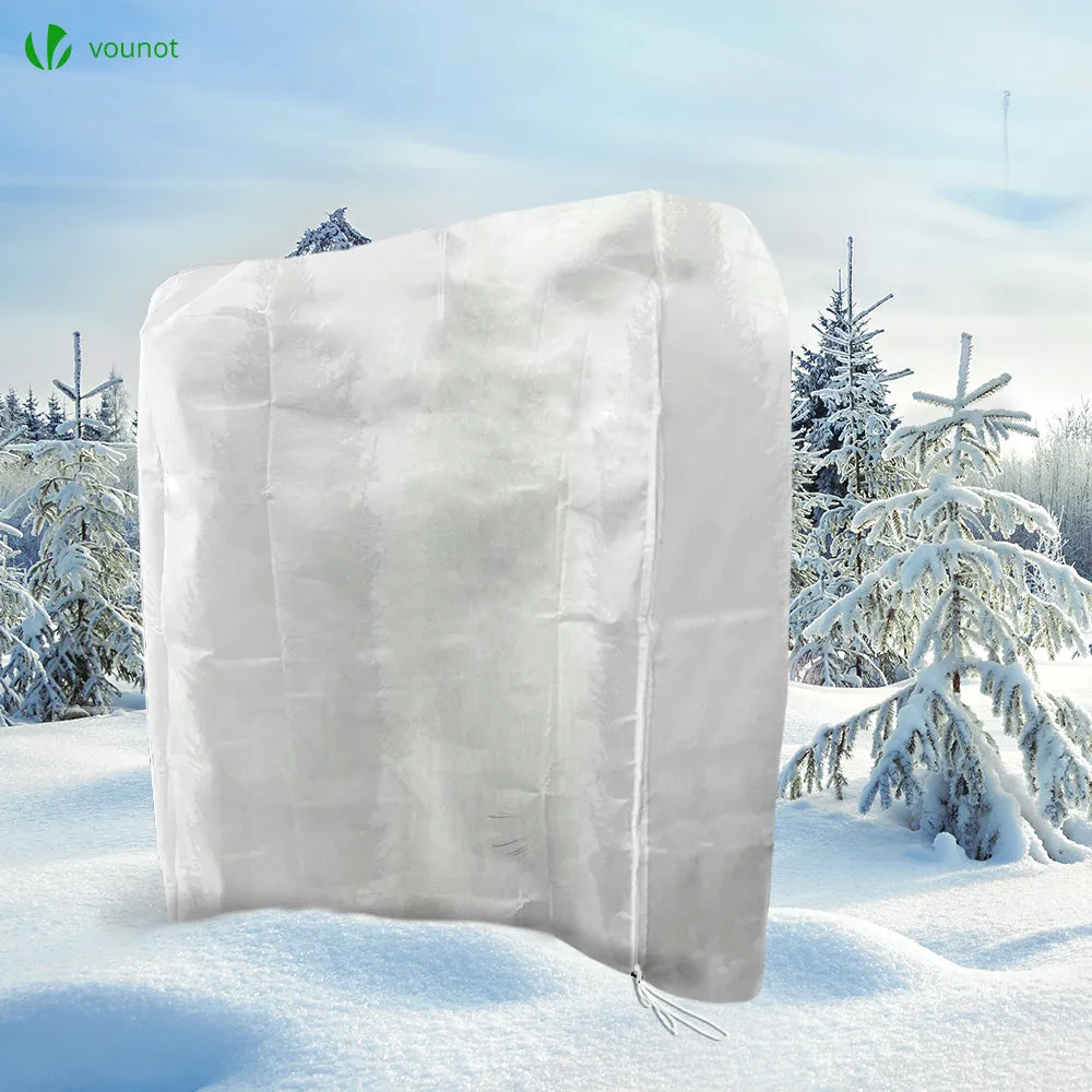 Vounot telo svernamento piante 250x360 cm bianco 150 g con zip