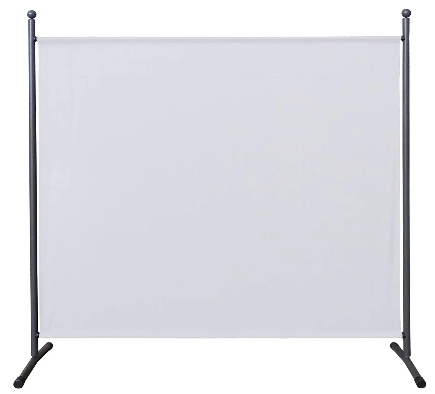 Quick Star 180x178 cm Paravento Divisorio Bianco 2 Pezzi