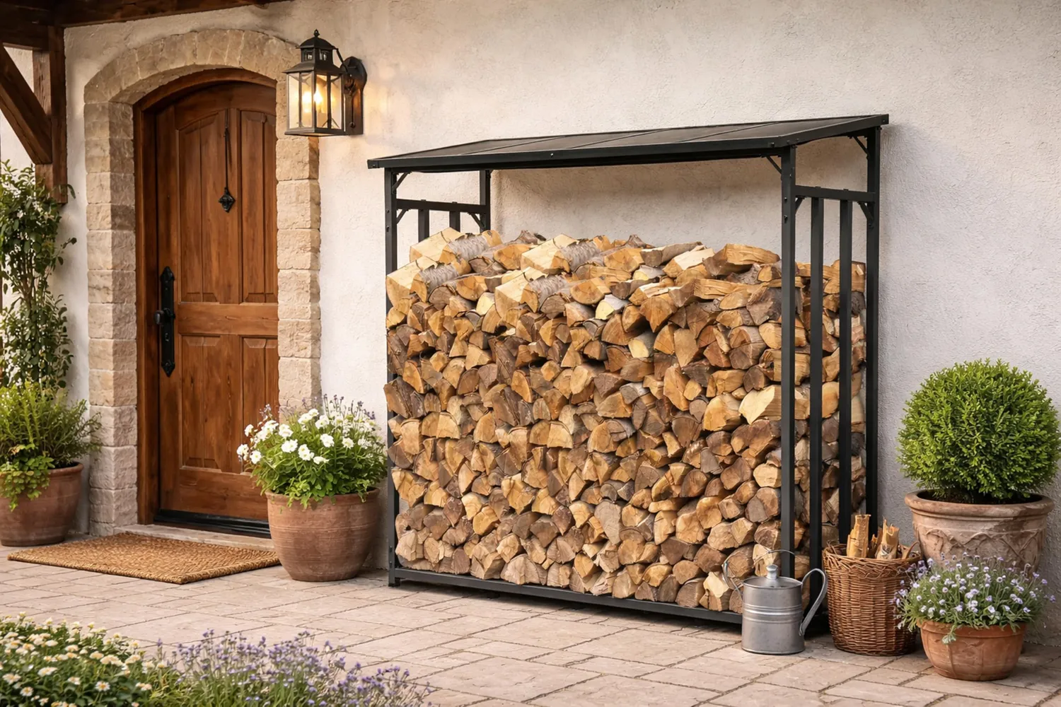 QUICK STAR 185x70x185 cm legnaia metallo antracite 2,3 m3
