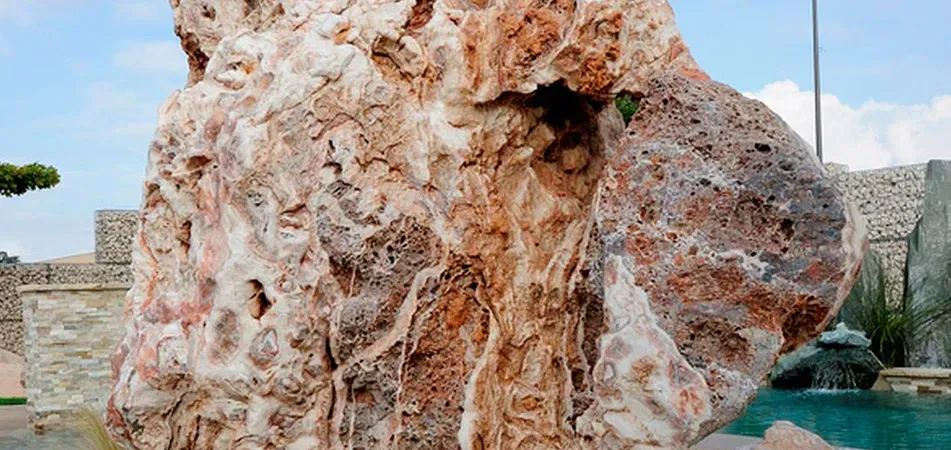 Progetto Esterno Esemplari monolito giardino pietra naturale