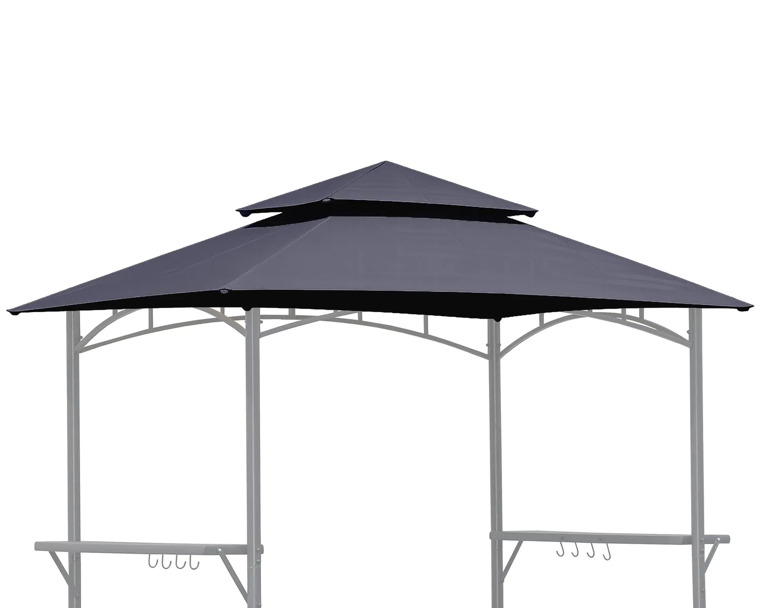 QUICK STAR Tetto Ricambio Gazebo Barbecue 245x150 Beige