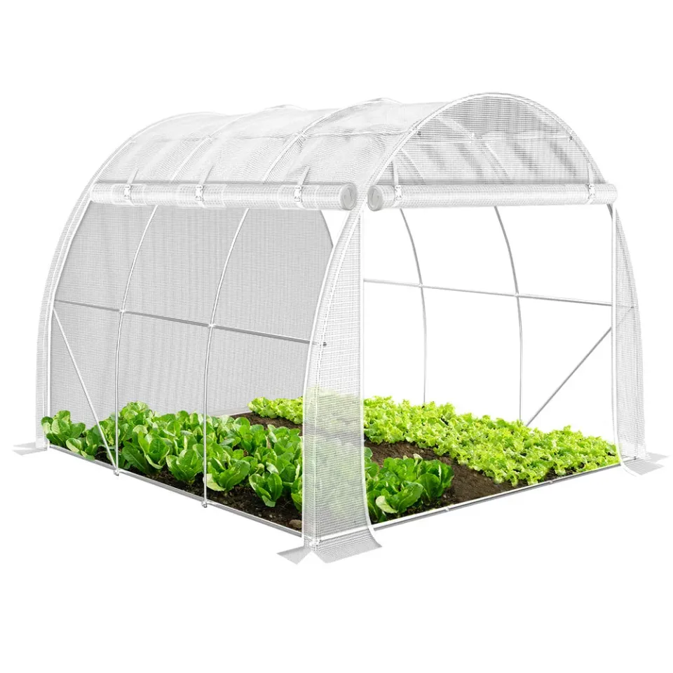 VOUNOT serra da giardino tunnel 6mq 3x2x2m verde