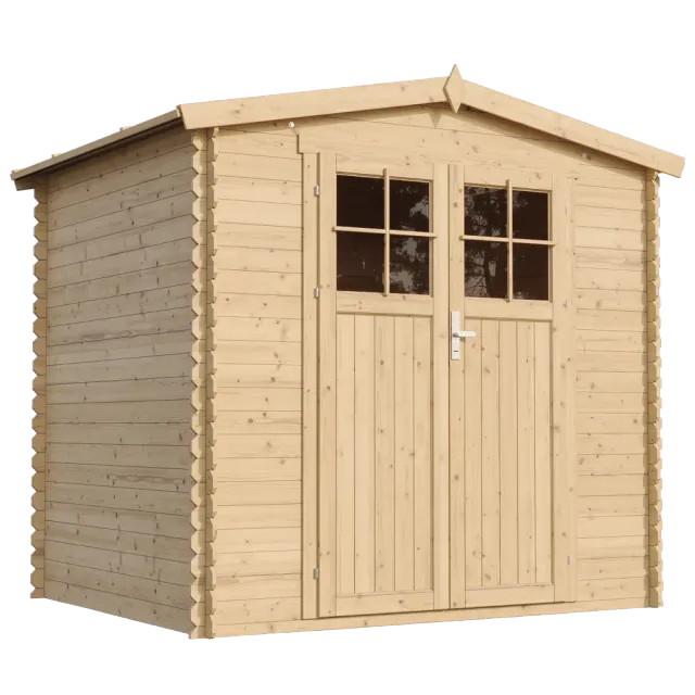 Timbela M369F casetta da giardino 220x220 porta con serratura