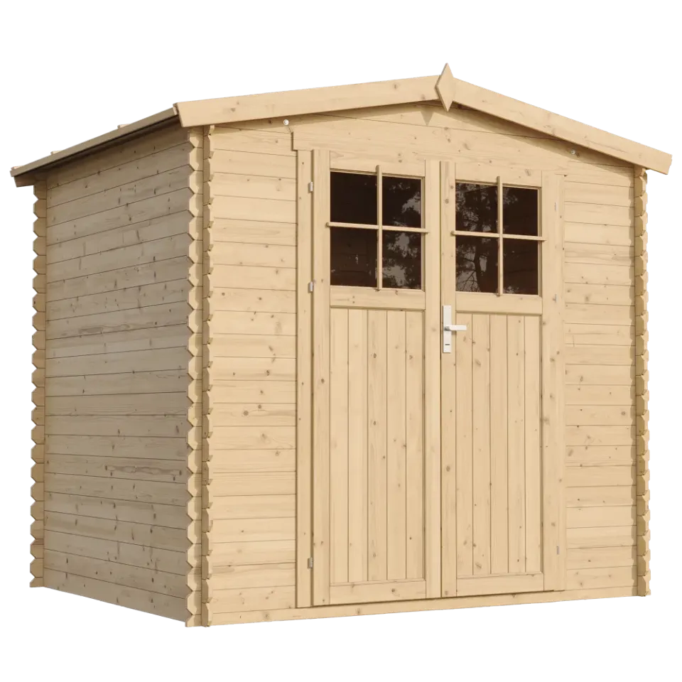 Timbela M369F casetta da giardino 220x220 porta con serratura
