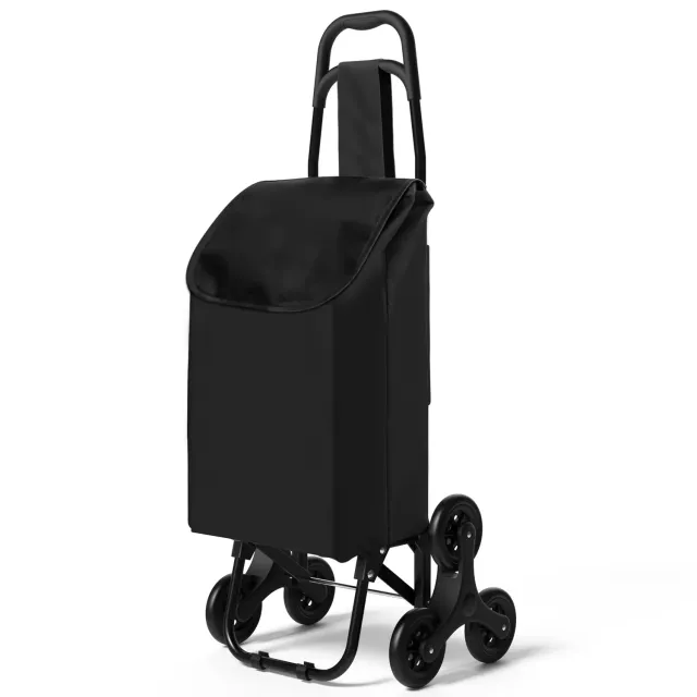 Vounot Carrello Spesa Saliscale Pieghevole 32L Nero