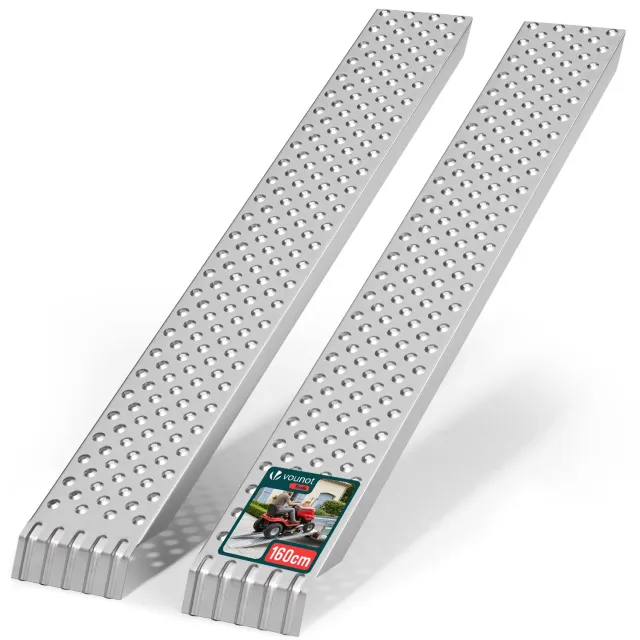 VOUNOT Coppia Rampe Carico 160 cm Acciaio Zincato 400 kg