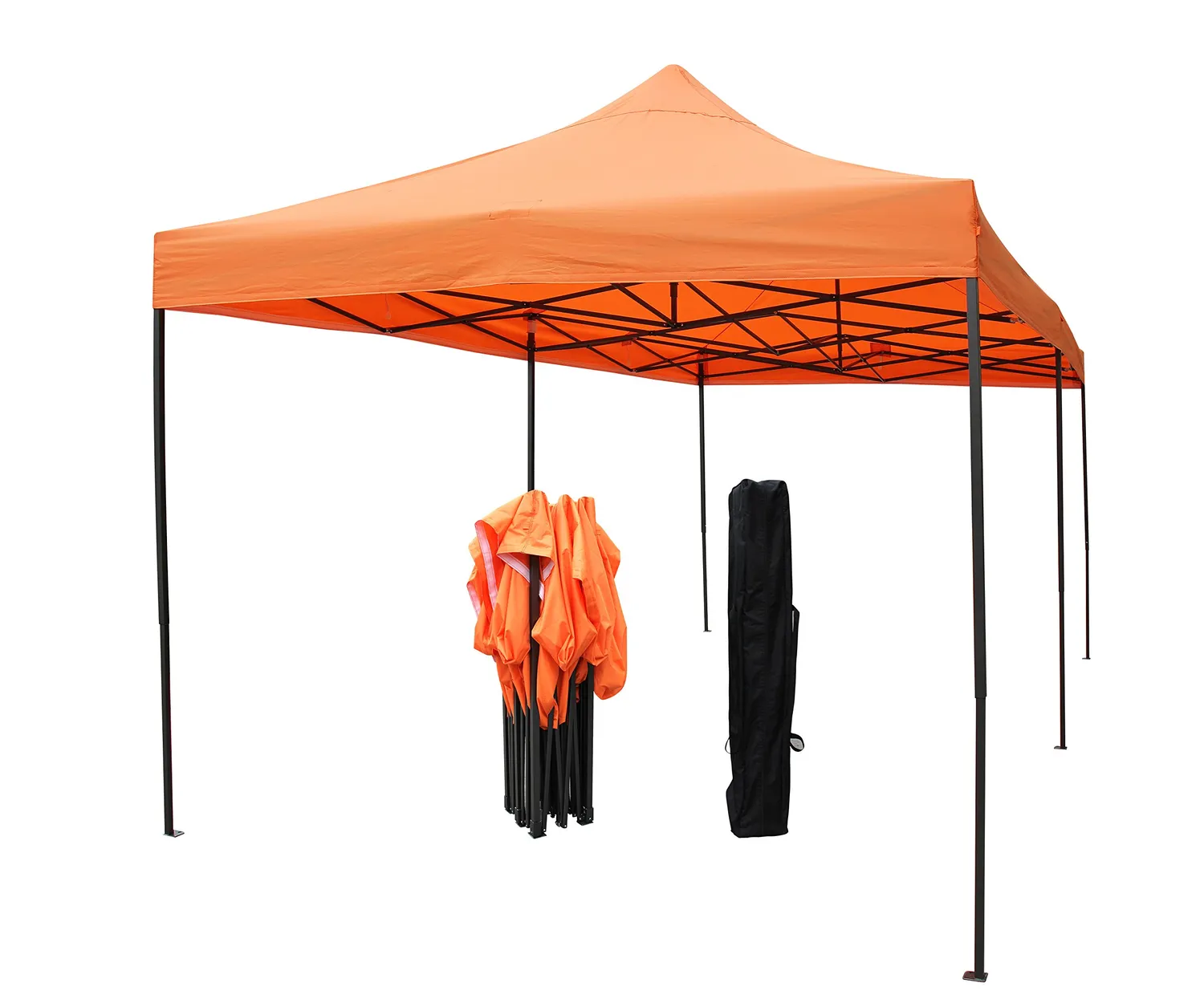 All Seasons Gazebos Robusto 3x6 gazebo pieghevole arancio impermeabile