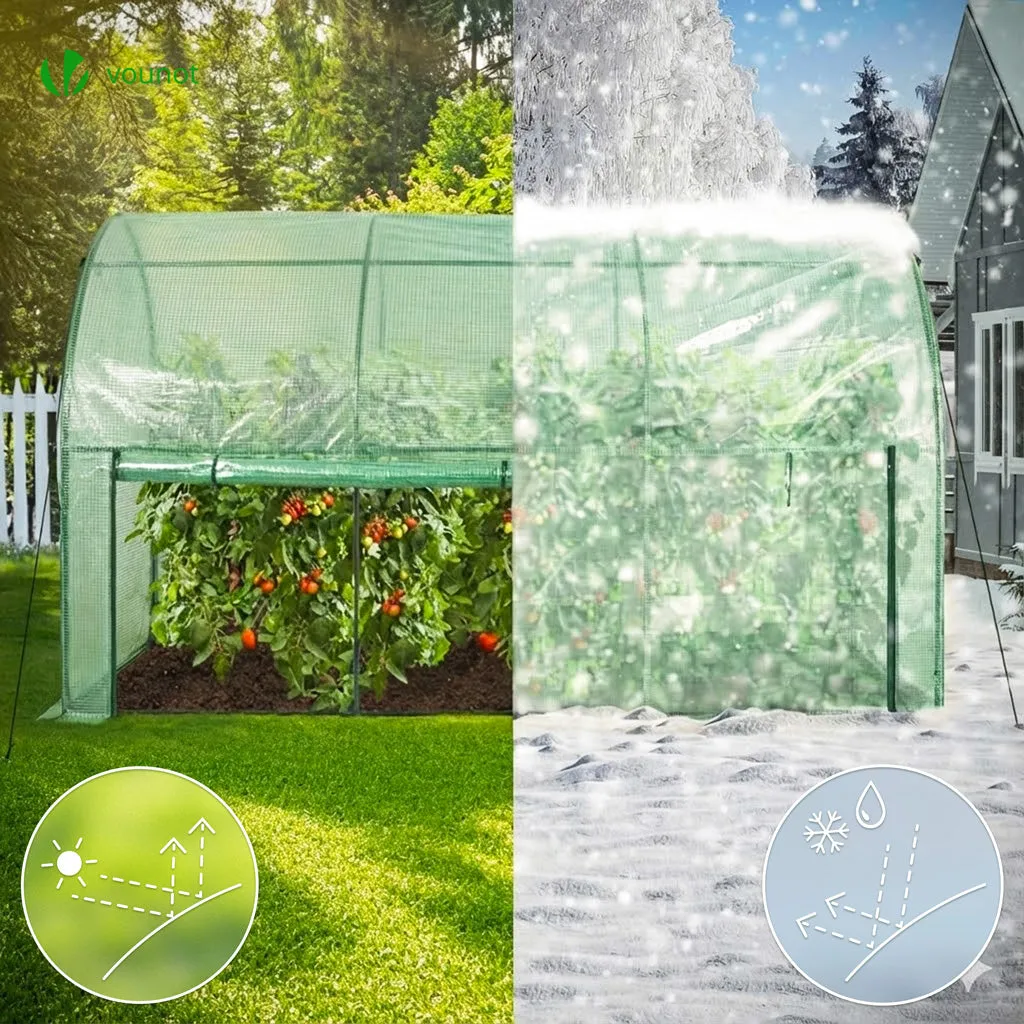 VOUNOT Serra Giardino Murale Verde 300x100x180 cm