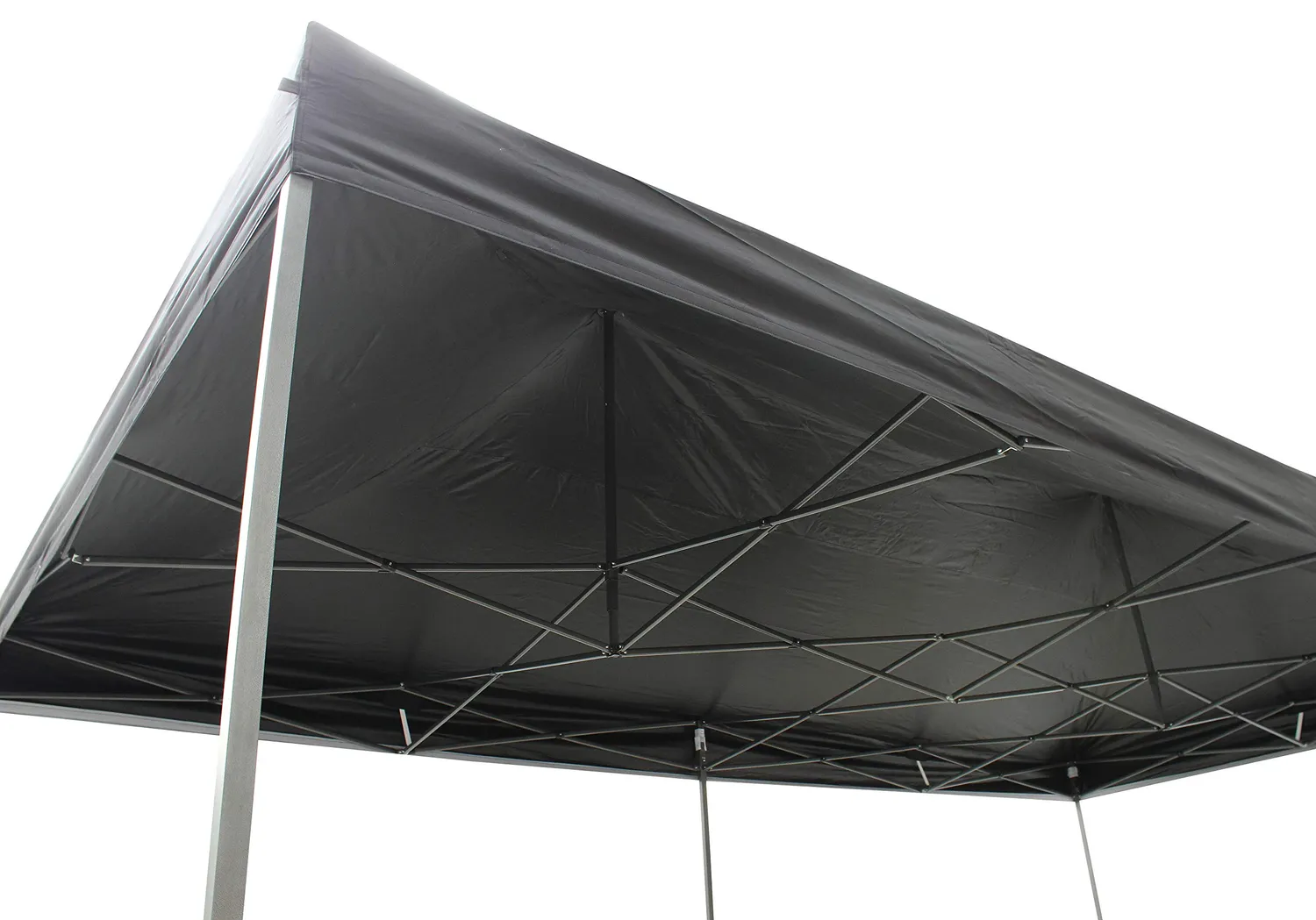 All Seasons Gazebos Robusto 3m x 6m gazebo pieghevole nero impermeabile