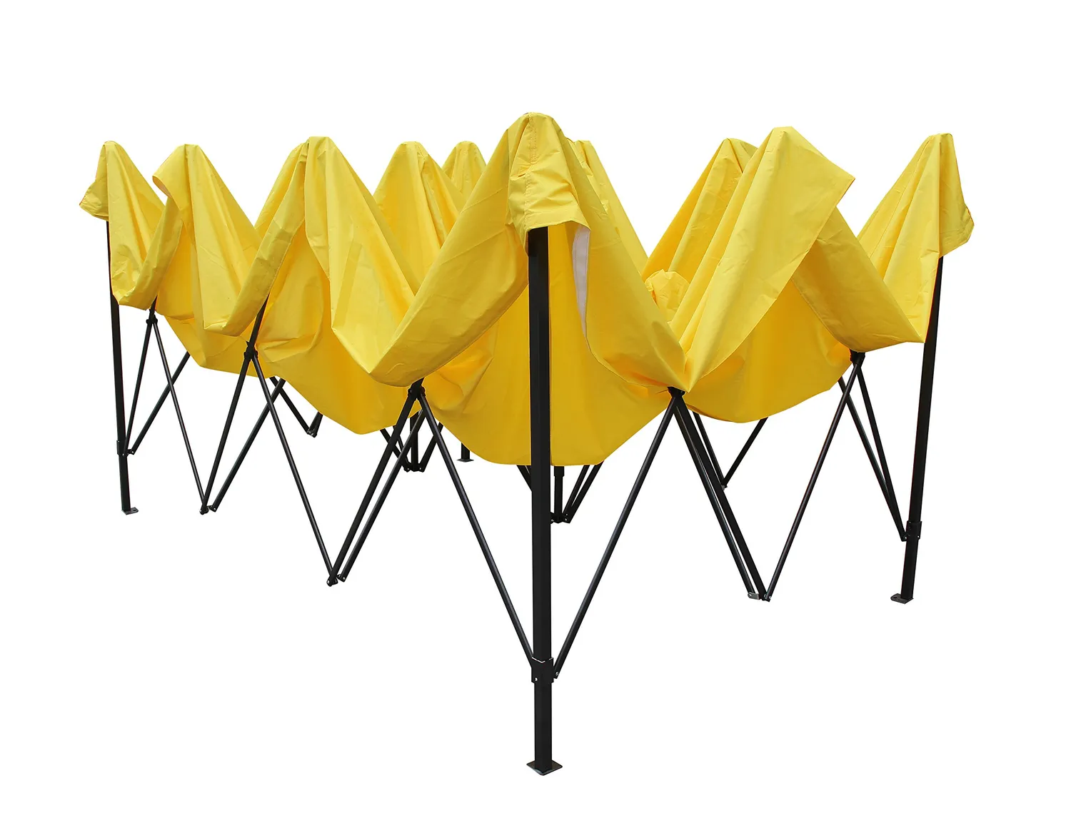 All Seasons Gazebos Robusto 3x4,5 m gazebo pieghevole giallo impermeabile