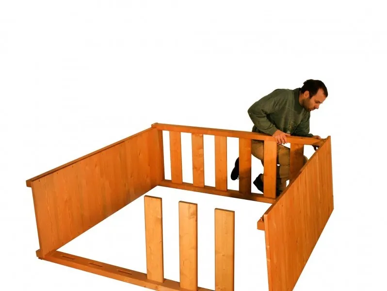 La Pratolina Cubo legnaia esterno legno 10 quintali impregnata