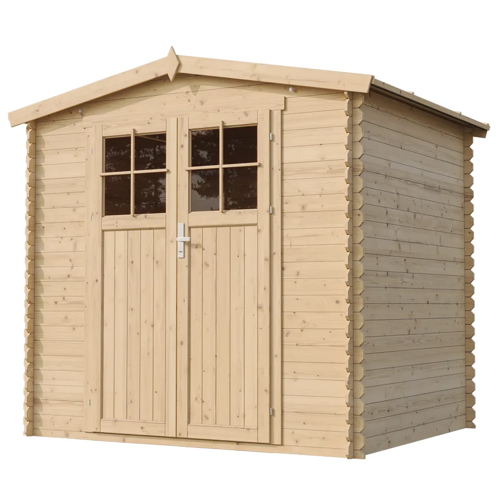 Timbela M369F casetta da giardino 220x220 porta con serratura