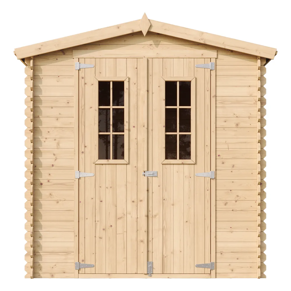 Timbela M343C casetta legno 200x200 con finestre