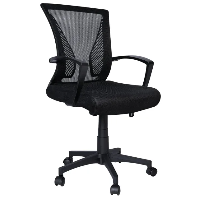 VOUNOT Sedia Ufficio Ergonomica Nera Rete Traspirante