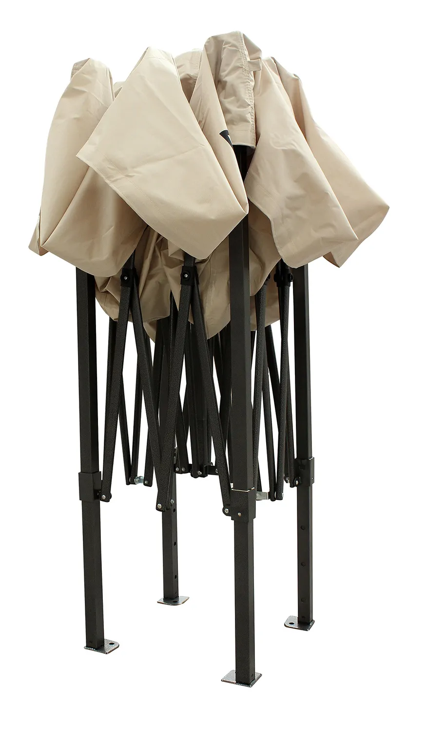 All Seasons Gazebos Robusto 2m x 2m gazebo pieghevole beige impermeabile