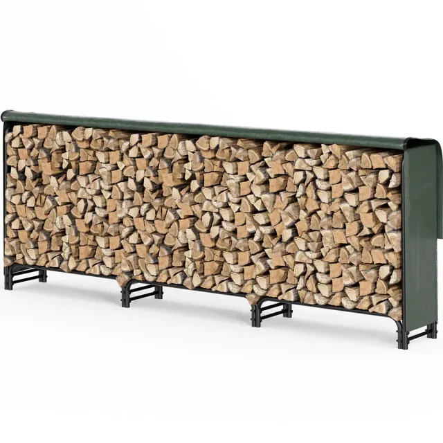 VOUNOT Portalegna Acciaio 3m con Telo 300x40x115cm