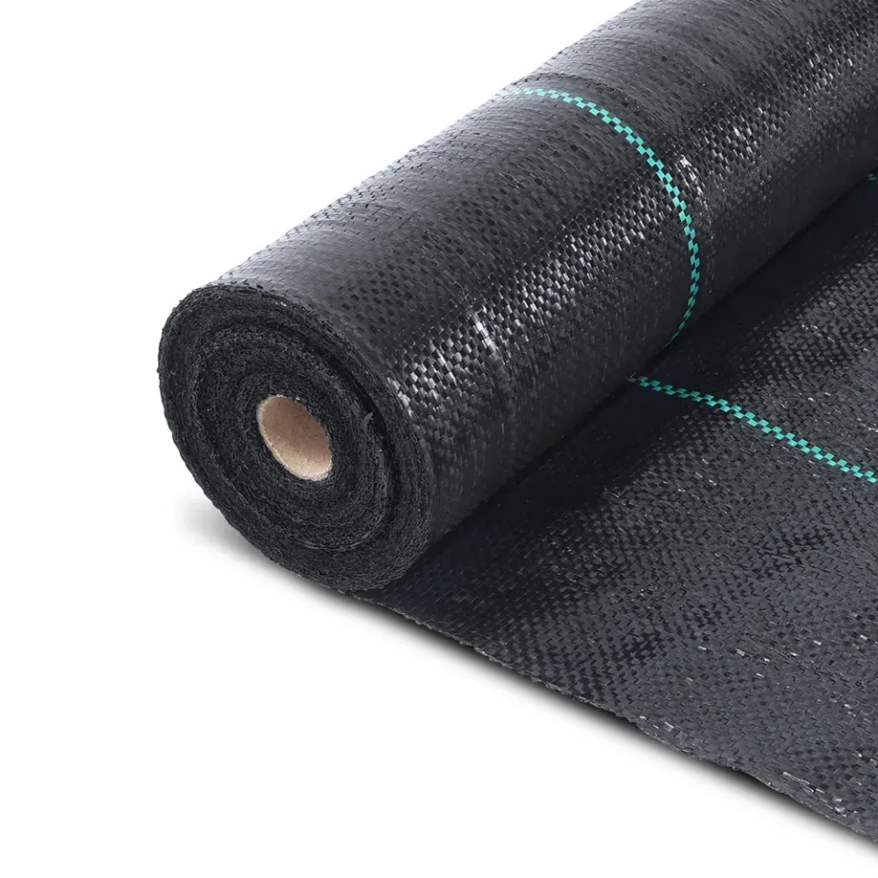 VOUNOT Telo pacciamatura anti-erbacce 50x2 m nero anti-UV