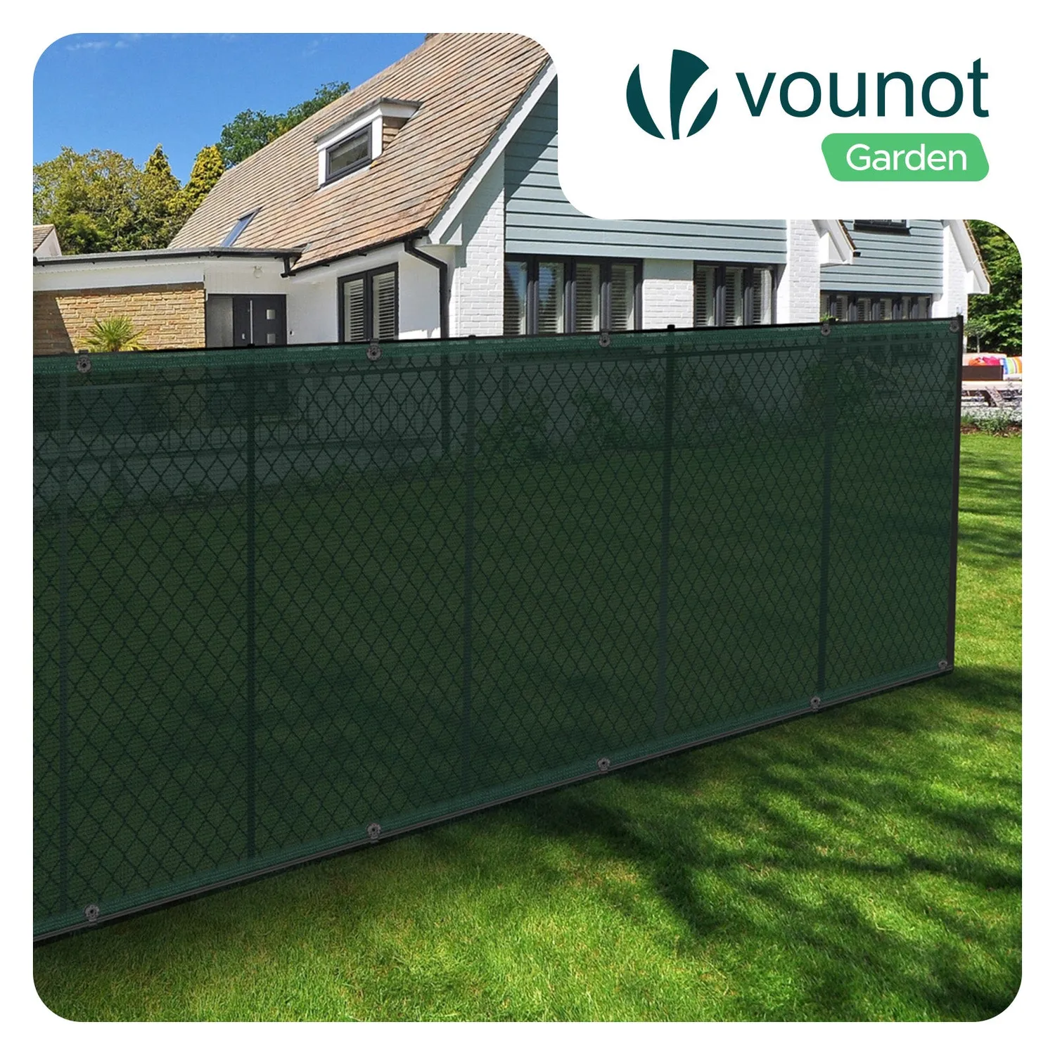 VOUNOT telo frangivista HDPE 90g 1,5x20 m verde