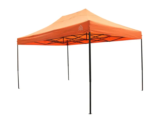 All Seasons Gazebos Robusto 3x4,5 m gazebo pieghevole arancione impermeabile