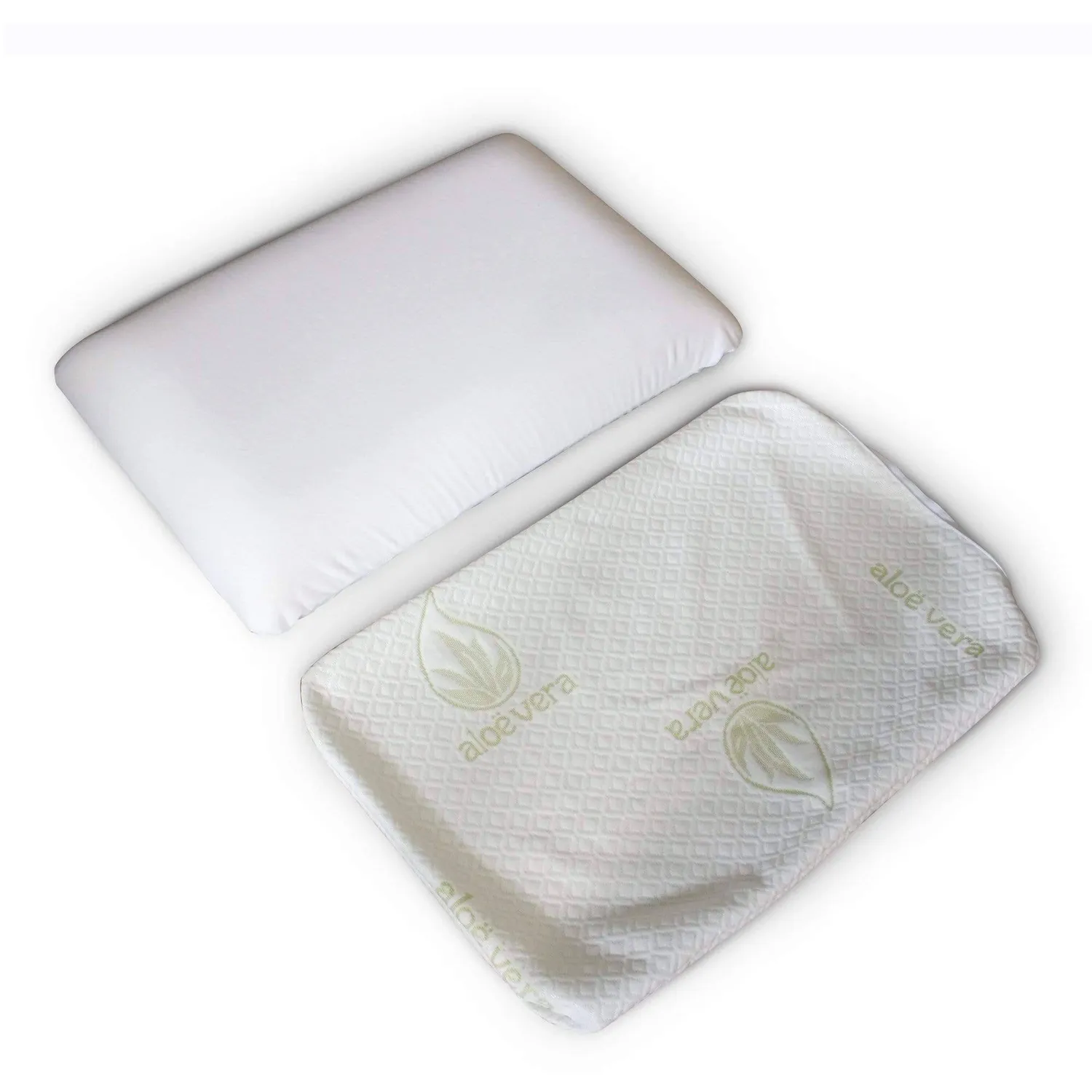 Vounot Cuscino Memory Foam Aloe Vera 60x40 cm ipoallergenico