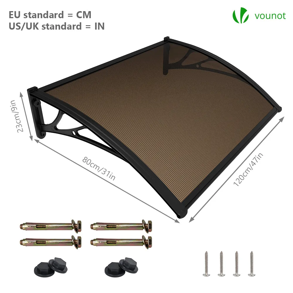 Vounot pensilina porta 120x80 cm marrone
