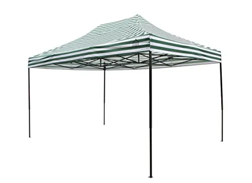 All Seasons Gazebos Robusto 3x4,5 m gazebo pieghevole strisce verdi impermeabile