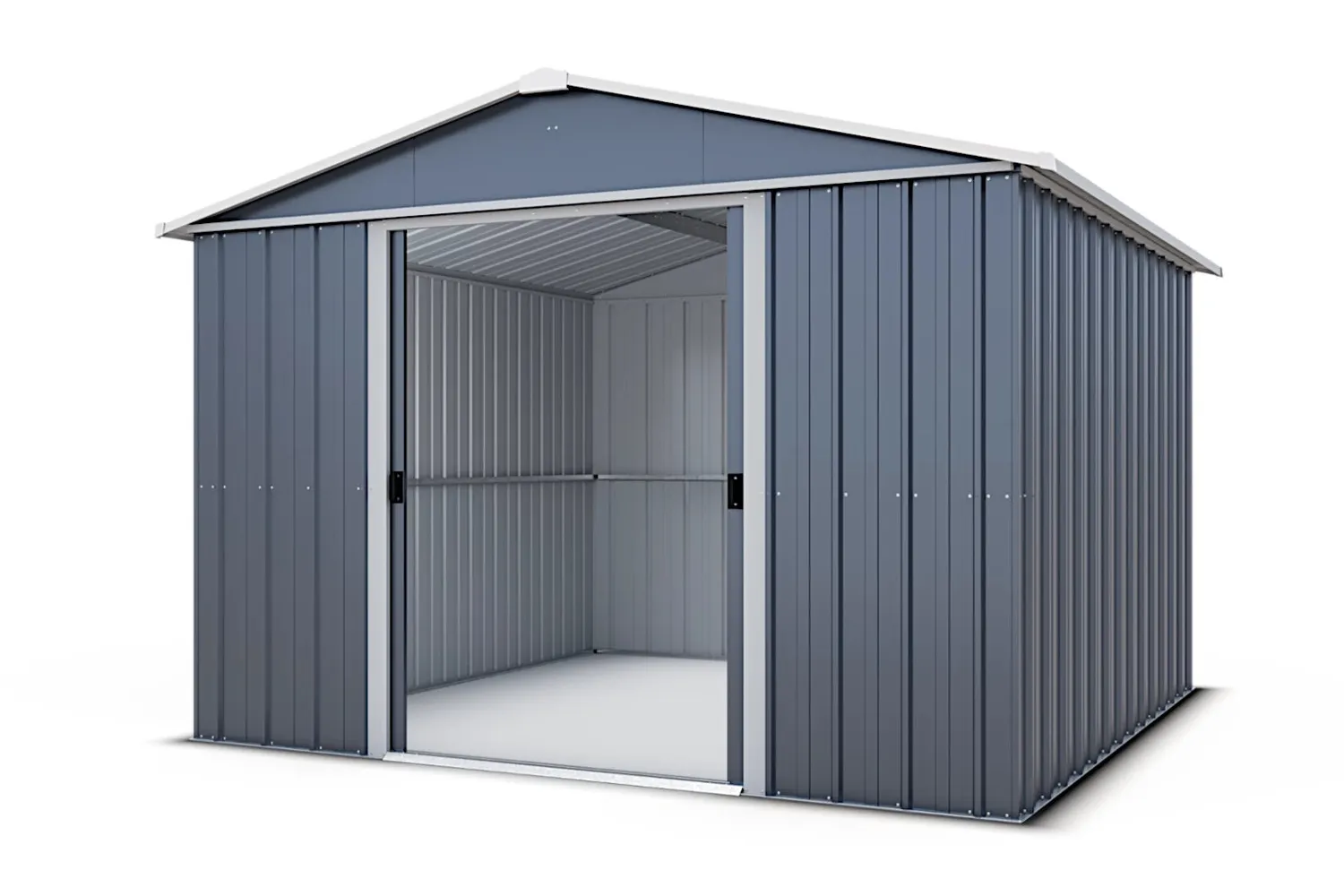 Yardmaster Castleton Apex 10x10 casetta attrezzi grigia
