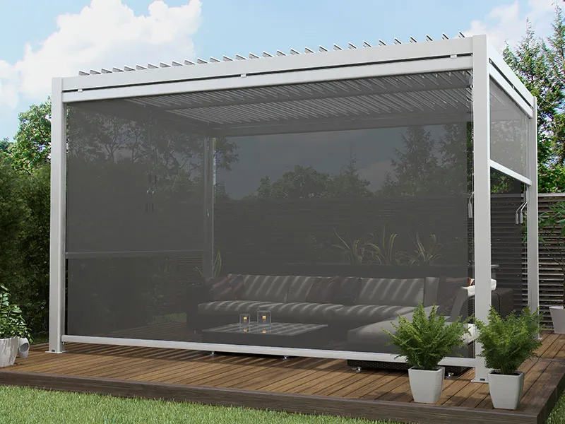 Giardini di Maggio Calicantus tenda avvolgibile bianca 4 m