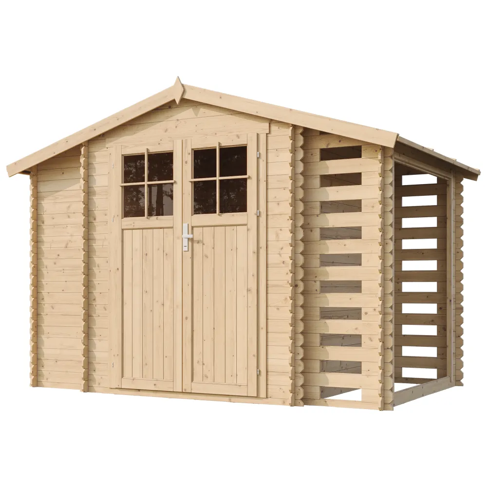 Timbela M389F casetta legno 312x200 cm 6 m² porte F