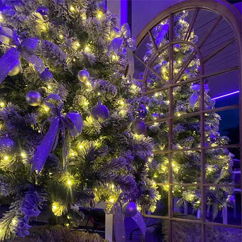 Giardini di Maggio Oxford Albero Natale Innevato 210 cm LED