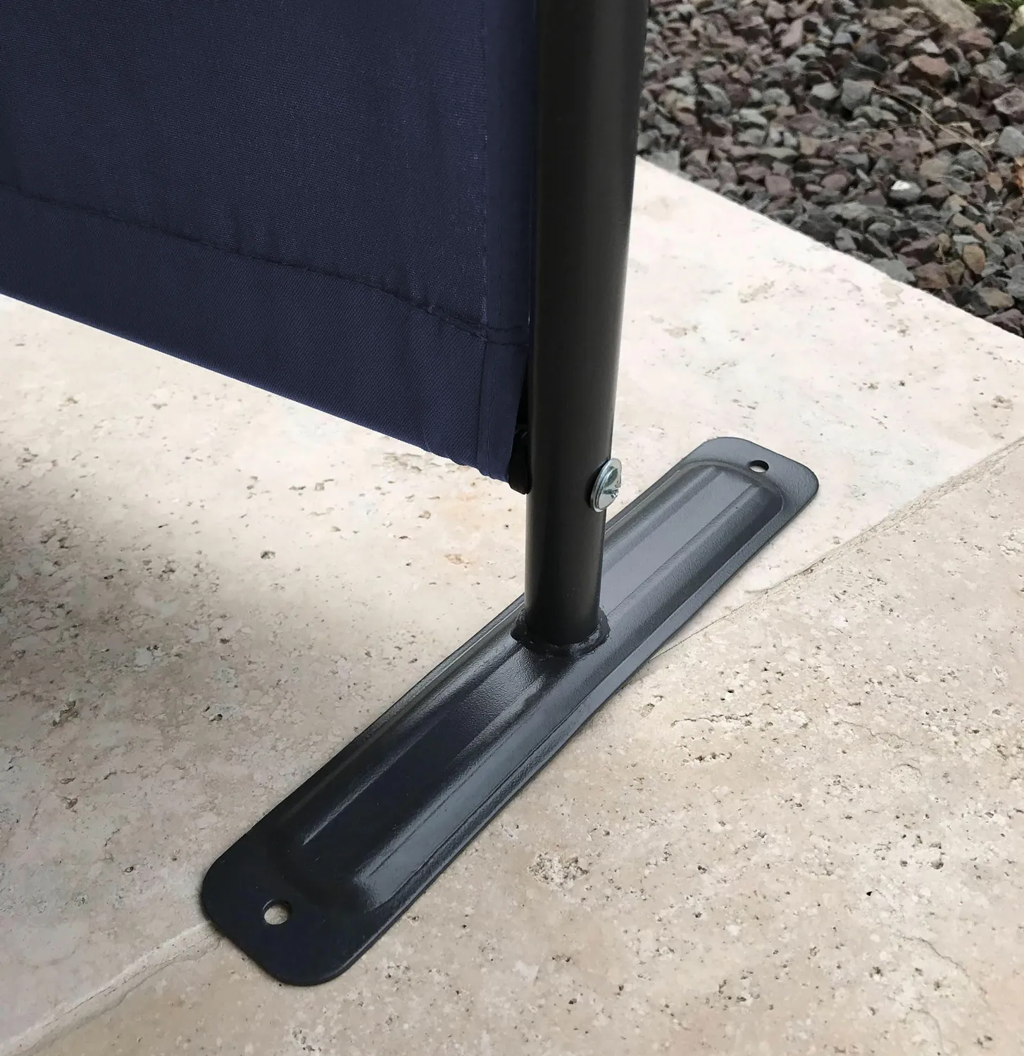 Quick Star 170x165 cm Paravento 3 Ante Blu 2 Pezzi
