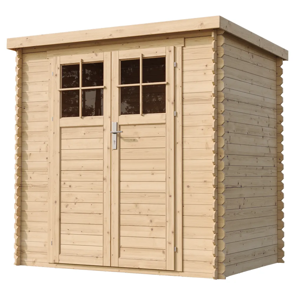 Timbela M311F casetta in legno a incastro 204x142 cm 2 m²