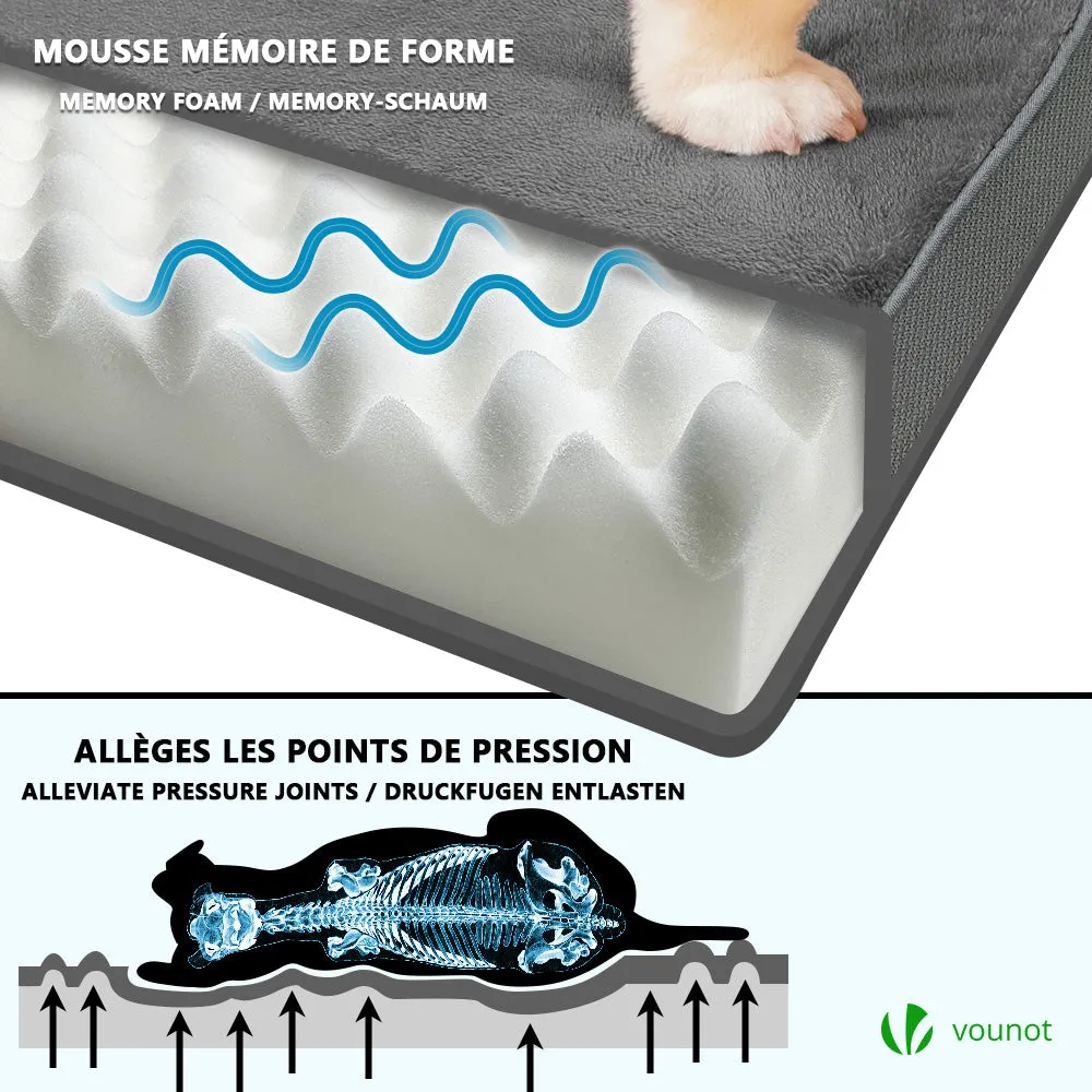 VOUNOT Cuccia Materasso Cane 76x51x9cm con Tappetino Gel