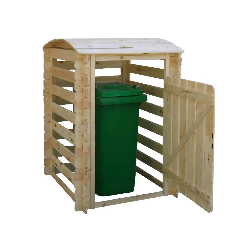 Timbela M606 box legno per bidoni 97x97 cm 1 m²