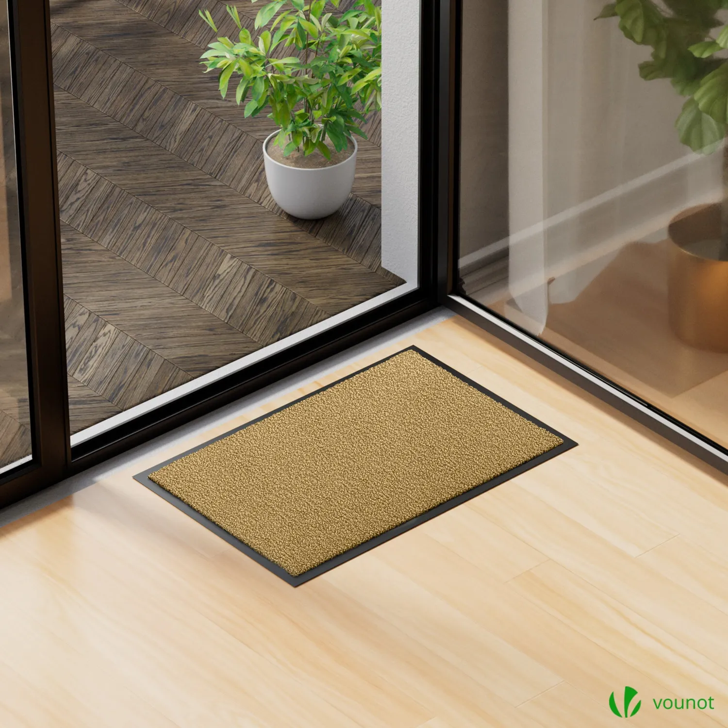VOUNOT Zerbini Ingresso 40x60 Beige 2 Pezzi