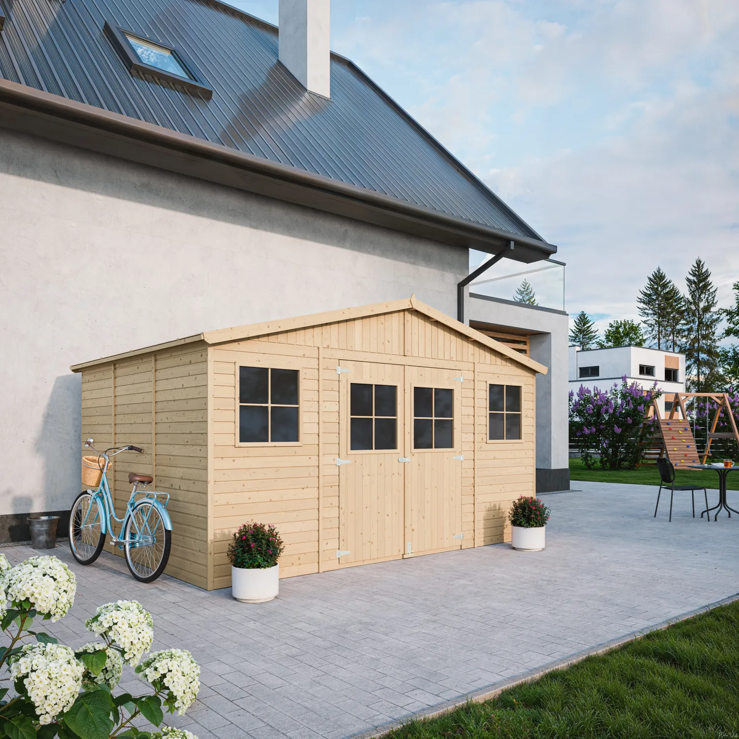 Timbela M331 casetta pannelli 401x297 cm 12 m2 doppia
